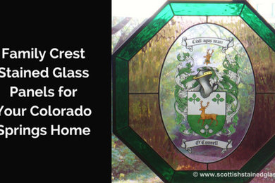Family Crest Stained Glass