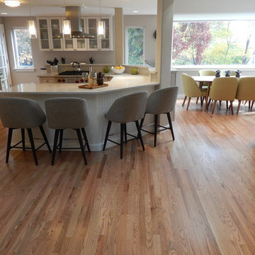 Weathered Oak stain on red oak
