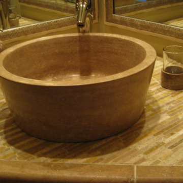 Custom Basin and Tile Counter