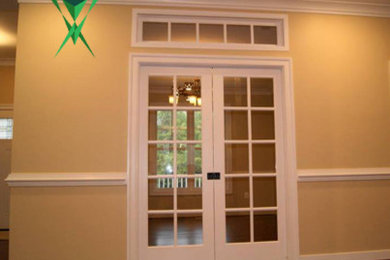 Inspiration for a contemporary living room remodel in DC Metro