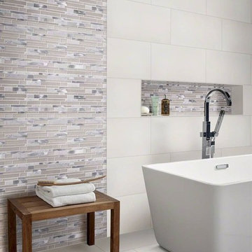 Domino White Porcelain Tile