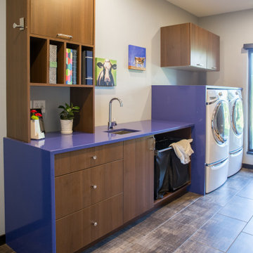 Dramatic Family Home: Laundry/Mudroom