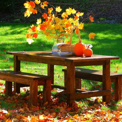 Rustic Farmhouse Dining Room Set - Dining Sets