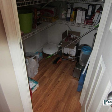 Pergo Brand Laminate Floor Installation - Closet