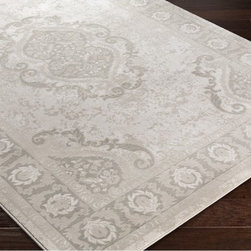 Allegro Area Rug | Medium Grey - Area Rugs