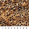 Gold And Black Cheetah Microfiber Stain Resistant Upholstery Fabric By The Yard