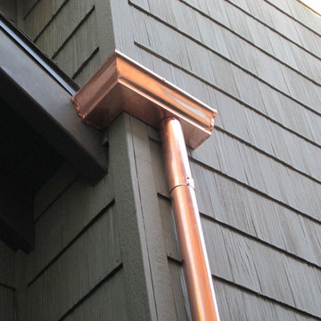 Copper Rain Gutter Projects