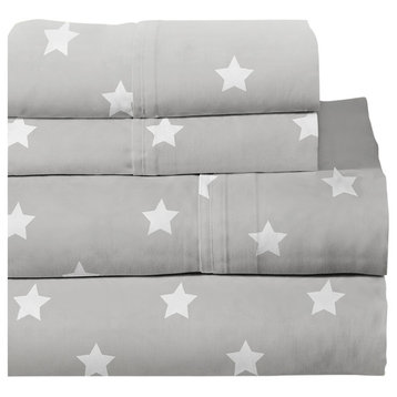 Lullaby Bedding Space Printed Sheet Set, Space Collection, Twin XL