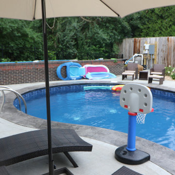 Flatback Kidney Build - Vinyl Liner Inground Pool