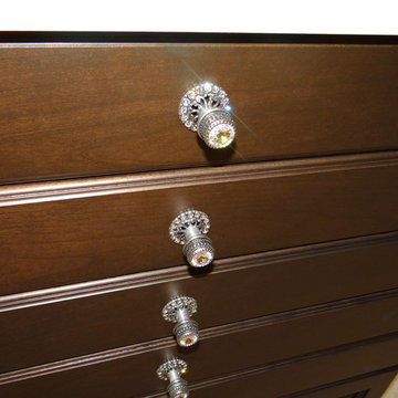 Jewelry Storage Island in Master Bath