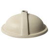 ALFI brand ABC602 White 23" Oval Undermount Ceramic Sink