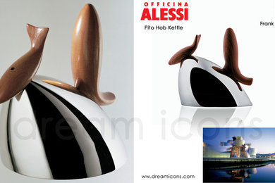 Alessi 90031 Pito Hob Kettle by Frank Ghery