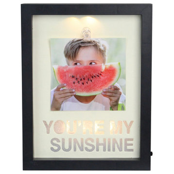 LED Lighted You're My Sunshine Picture Frame With Clip 4" x 4"