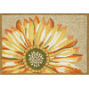 Frontporch Sunflower Mat, Yellow, 2'6x4'