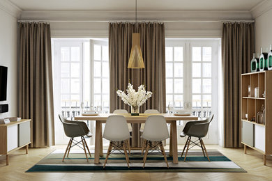 Modern dining room in Wilmington.