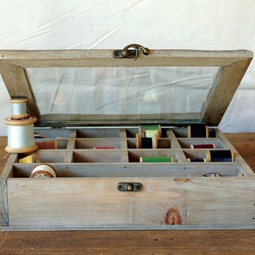 Rustic Glass & Wood Display Box