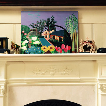Portrait of a home, 30 x 40 in painting