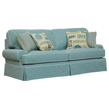 American Furniture Classics 8-040M-S275A Coastal Aqua Series Sleeper Sofa
