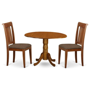 3 PC small Kitchen Table and Chairs set-breakfast nook plus 2 dinette Chairs