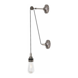 DYLAN PULLEY WALL LIGHT IP65 - Bathroom Wall Lights