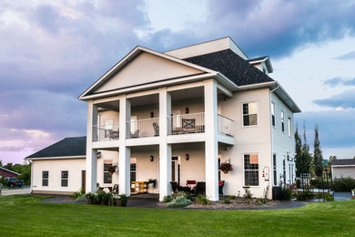 Inspiration for a timeless exterior home remodel in Other
