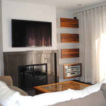Fireplace storage ideas