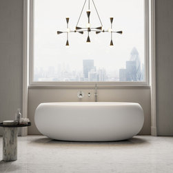 Pod Freestanding Stone Bath - Baths