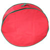 36" Red and Green Christmas Wreath Storage bag