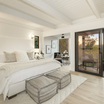 After - Primary Bedroom Opening to Its Own Stretch of Deck