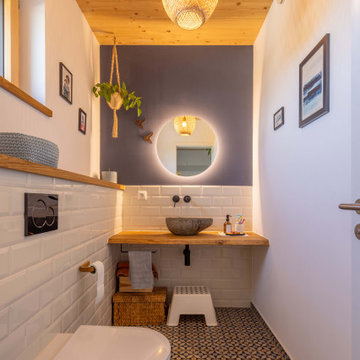 Energiesparhaus Großkarolinenfeld Gästetoilette