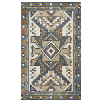 Rizzy Home Southwest SU489A Gray Southwest/Tribal Area Rug, 2'6"x8' Runner