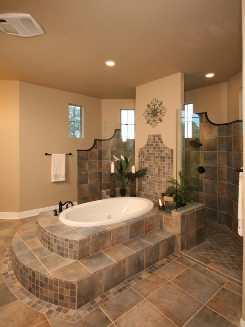 Best Garden Tub With Shower Design Ideas & Remodel Pictures | Houzz - Garden Tub With Shower Photos
