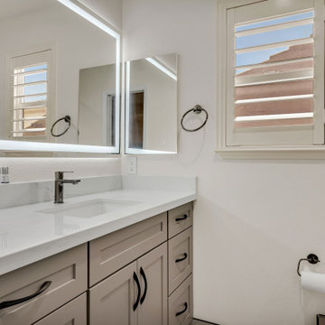 Luxury Hotel Style Full Bathroom Remodel - OT Bay Builders San Jose