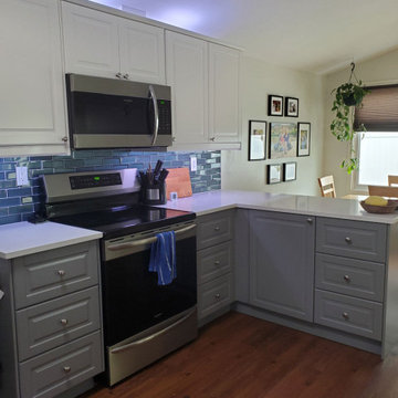 Customer Adds Through Subtraction to Create Spacious IKEA Kitchen