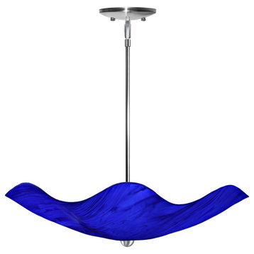 Jezebel Radiance Stingray Chandelier, Cobalt Blue, 30" Drop Height