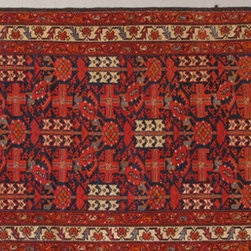 Persian Malayer runner 3'7 X 17'4 - Area Rugs