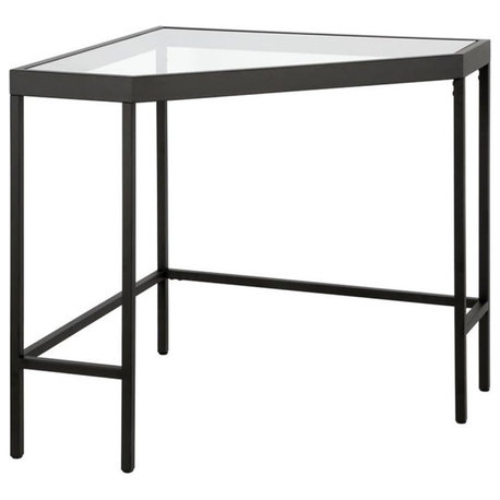 UrbanPro Mid-Century 42" Corner Desk in Black Bronze