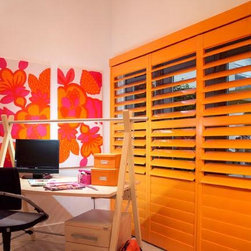 Orange Plantation Shutters - Products