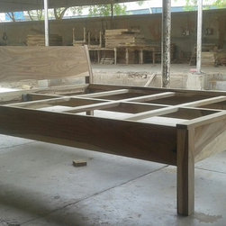 Solid wooden bed.. - Products
