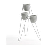 Подставка под растения Flower из металла и керамики LA REDOUTE INTERIEURS