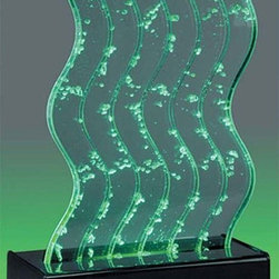 Water Panel Wave Tabletop Bubble Fountain - Products