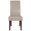 Greenwich Series Beige Leather Parsons Chair