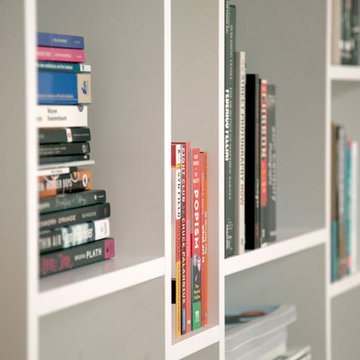 Custom Built-In Book Shelving