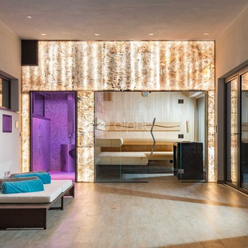 Project Sauna + Shower + Ice Machine
