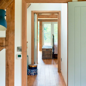 A dream barn-style home to downsize to in a New Forest village