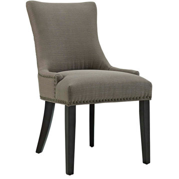 Marquis Upholstered Fabric Dining Chair, Granite