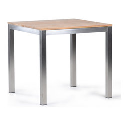 Wintons Teak Tandem SS Table - Outdoor Side Tables