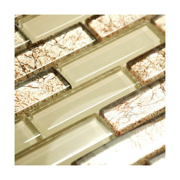 Dazzling Golden - 3-Dimensional Mosaic Decorative Wall Tile(6PC)
