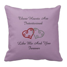 Decorative throw pillows