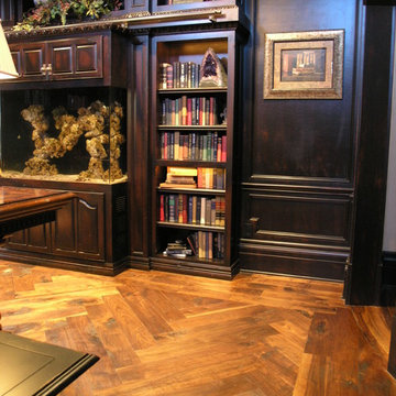 Hand Scraped Hand-Hewn Hand-Rubbed Antique Finish on Black American Walnut